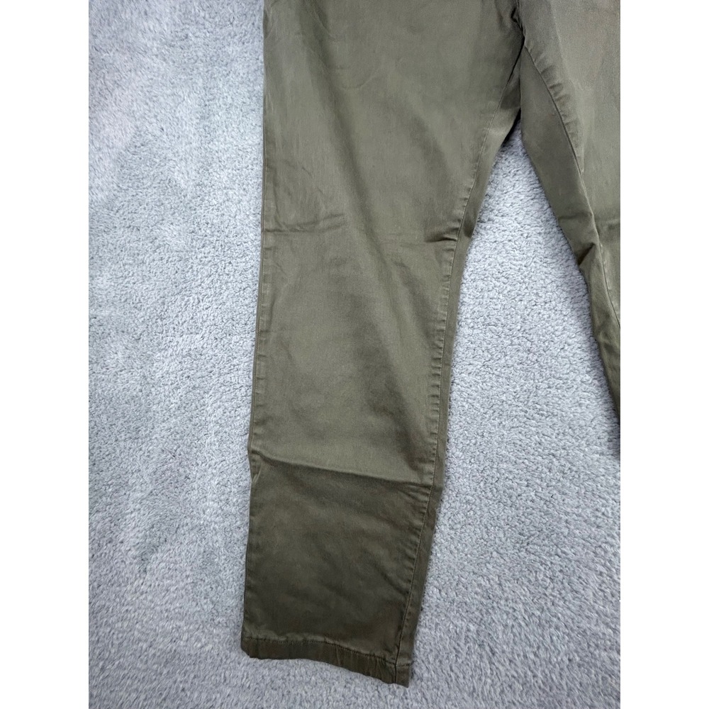 Mavi Jeans Johnny Slim Leg Chino Pants Mens 38x28 Olive Green Cotton Stretch - Picture 5 of 14